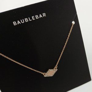 Baublebar Golden Chain Rhombus Shape Necklace Brand New in Original Pack